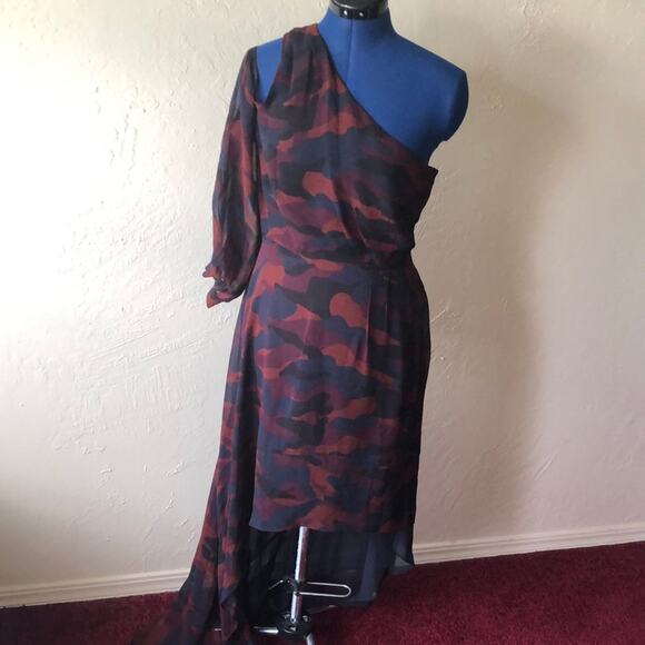 NWOT Joie Asymmetrical Silk Dress - Picture 6 of 12